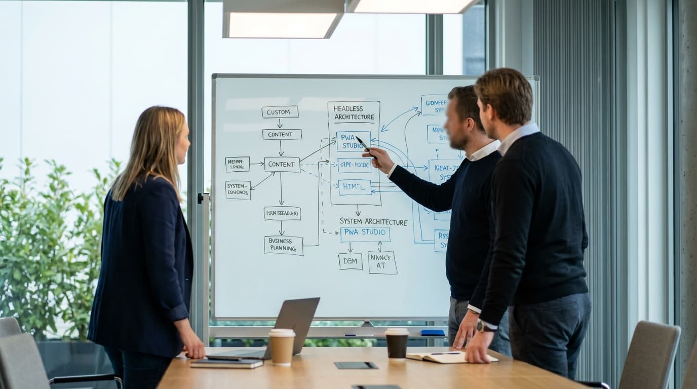 Magento Headless Commerce: Architecture, Options (PWA Studio vs Frontend Frameworks) & Implementation Guide - Cloudox Software Agentur Blog